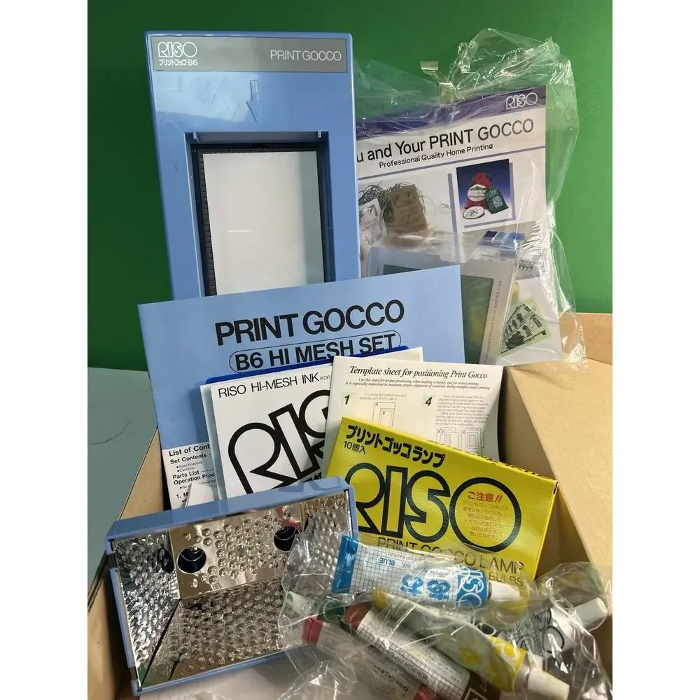 Riso Print Gocco B6HM KIT (S-103) Vintage Screen Printing Japanese Multi-Color